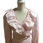 Rachel Parcell NWT  Ruffle Wrap Top Blouse Photo 2