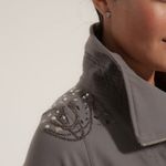 BodyRock Sport Gaga Black Crop Moto Studs and Chains Athletic Jacket Size XS Photo 1