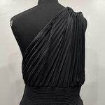 ALC Frank ALC Ruby Black Pleated One Shoulder Dress Sz 14 NEW Photo 7