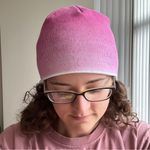 Columbia Pink and White Ombré Beanie Winter Hat, One Size Photo 13