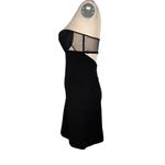 NENSI DOJAKA Halter Mini Dress in Black Medium New Womens lace up Cocktail Photo 5
