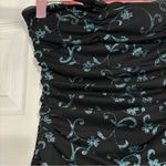 Taboo  Y2K Halter Floral Shimmer Mini Dress Photo 3