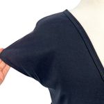 Diane Von Furstenberg  For Camicetta Vintage Black V-Neck Knit Top Size Medium Photo 7