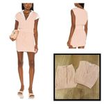 Lovers + Friends Revolve -  Rylan Knit Vest & Drawstring Mini Skirt in Pink Cable Photo 1