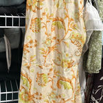 Rhythm Cream and Orange Halter Dress Photo 0