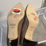 Jordache Brown vintage  leather kitten heeled pumps with pointed toe Photo 5