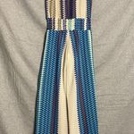 Karina Grimaldi Wide Leg Jumpsuit Strapless Blue and White Size XS Photo 9