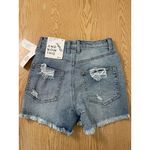 New Women’s And Now This Ultra High Rise Loose Fit Stretchy Jean Shorts size 27 Blue Photo 1