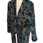 Vtg oversized colorful tapestry jacket Size L Photo 0