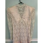 1915 Edwardian dress gown COSTUME size 6 pink lace Downton Abbey Music Man Photo 1