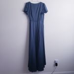 Baltic Born  Krystal Satin Wrap Gown Short Sleeve New Without Tags Photo 7