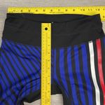 Athleta Black with Red, White & Blue Stripes Cropped Leggings Size XS Photo 8