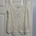 Mossimo Supply Co Ivory Tank Top Crochet Sz M Medium NWT Photo 10