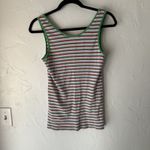 Levi's Tank Top Y2k Medium Multicolor Striped Sleeveless Casual Ribbed School Photo 7