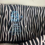 J. McLaughlin  women's medium Black white Zebra Print Leggings pockets Photo 2