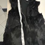 Shine NEW YORK Black Faux Fur Vest. Medium Photo 3