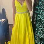 Ashley Lauren Bright yellow  Prom Dress  Photo 1