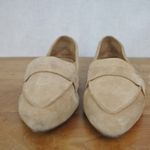 EXPRESS Tan Suede Pointed Toe Flats Size 9 Photo 1