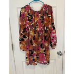 Ninety Clothing Co.‎ Floral Print Pleated Long Sleeve Top Blouse 3X Pink Size undefined Photo 4