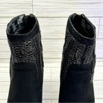 Juicy Couture  Ankle Boots Chunky Block Suede Womens Lupia Black Size 8 Photo 7