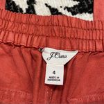 J.Crew  Zip Up Seaside Pant Lyocell Dark Salmon Coral size 4 AJ454 Photo 5