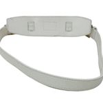 Fendi vintage white leather gold double buckle adjustable belt size 80 CM / 32” Photo 3