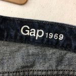 Gap Womens Authentic Best Girlfriend Shorts Denim Cuffed Raw Hem Medium Wash 0 Photo 2