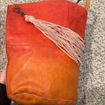 Holding Horses Anthropologie  Boho Leather Bag, Two Tone, Vintage Look Photo 2