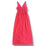 Old Navy  Coral Pink Sleeveless Smocked Waist Maxi Dress Women’s Medium Cotton Photo 4