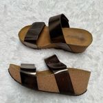 Eric Michael  Brown Platform Sandals Size 6 Photo 7