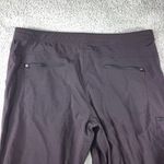 LL Bean Cargo Pants Women 18 Straight Leg Black Hiking Travel Outdoors Utility Photo 6