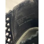 Black Faux Suede Cutout Slingback Block‎ Heel Size 8. S Photo 6