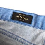 J.Crew In Garment Printed Floral Toothpick Jeans Photo 3