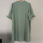 NWT Mint Green Mini Dress Ruffle Sleeve Casual Formal Spring Pastel XXL Photo 5