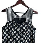Cotton Express  Women Top L Daisy Floral‎ Cutout Bodice Side Zip Boho Cottagecore Photo 5