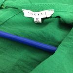 JODIFL Green Ruffle Sleeve Tiered Babydoll Dress Plus Size 2X Photo 5