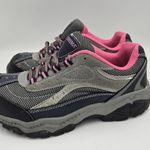 BRAHMA Sarah Steel Toe Work Shoes Sneakers Boots Women’s Size 7.5 Pink Gray Photo 3