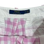 Ralph Lauren Polo Pink Gingham Shorts Women's Size 12 Casual Preppy Summer Photo 2