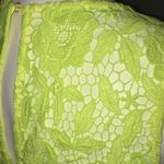 J.Crew  Collection Neon Yellow Lace Dress Size 4 Photo 6