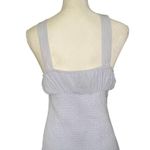 Sage  COLLECTIVE Womens Smocked Ruffle Mini Dress Light Blue Pleated Size 14 -NWT Photo 3