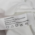 Zaful  Front Tie‎ Cutout Cropped T-shirt White M NWT Photo 3