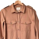 Sézane SEZANE wool blend brown button down shirt capsule minimalist luxury NWOT 34 US 2 Photo 6