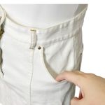 Sabina Musayev McKenna Mini Skirt High Rise Denim White Women’s Size S Photo 6