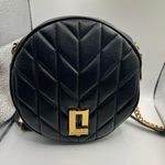 Karl Lagerfeld NEW!  Paris circle Leather Crossbody Shoulder Bag Photo 0