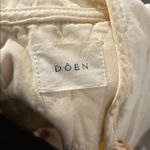 DOEN Parker Cotton Nutmilk Cream Wood Toggle Button Quilted Jacket Size XXS Photo 2