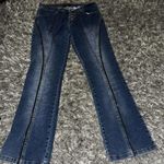 A fun pair of retro disco style jeans Blue Size 6 Photo 0