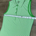EP Pro Tour Tech Striped Golf Tennis Polos Tank Tops Pink Green Size Small Photo 9