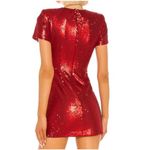 NBD  X Revolve Dorinda‎ Red Sequin Mini Dress Sz M NWT Photo 1