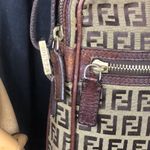 Fendi  Zucca Canvas & Leather Crossbody Messenger Shoulder Bag Large Size Vintage Photo 4