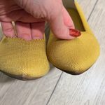 Rothy's  The Point Flat Ballet Shoes Mustard Yellow Womens Size 11 Slip on Photo 4